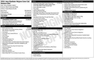2024 Jeep Gladiator Mojave