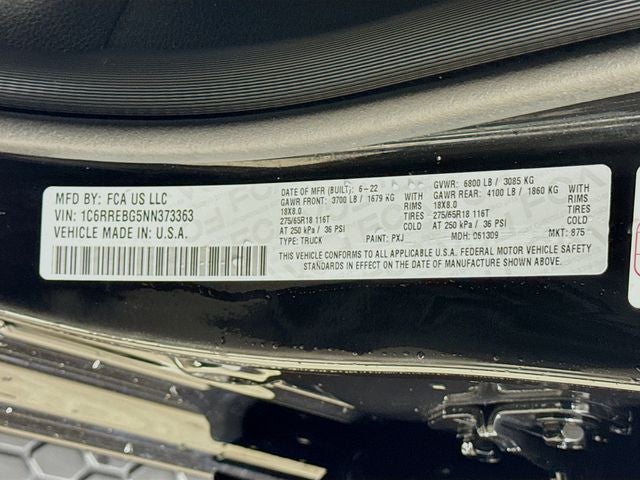 2022 RAM 1500 Big Horn/Lone Star