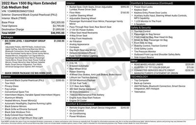 2022 RAM 1500 Big Horn/Lone Star