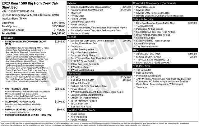 2023 RAM 1500 Big Horn/Lone Star