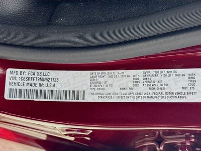 2021 RAM 1500 Big Horn/Lone Star