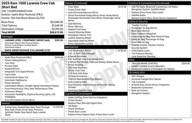 2025 RAM 1500 Laramie