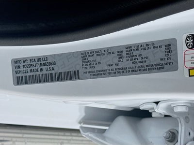 2021 RAM 1500 Laramie