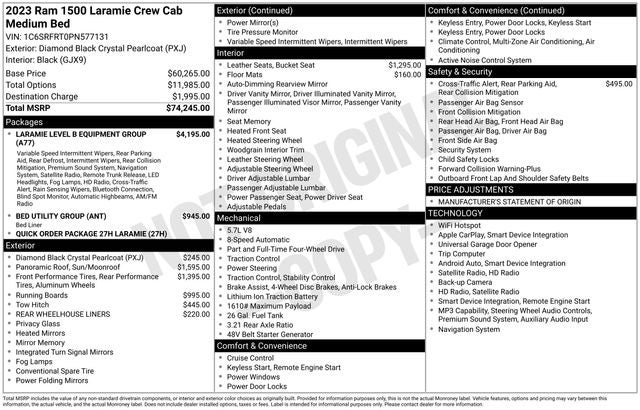 2023 RAM 1500 Laramie