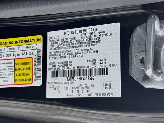 2017 Ford Mustang EcoBoost Premium