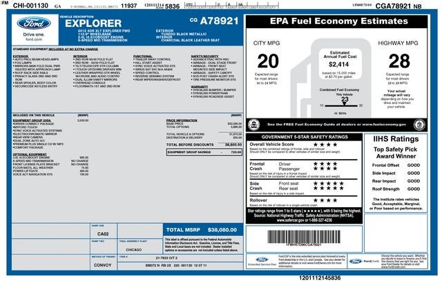 2012 Ford Explorer XLT