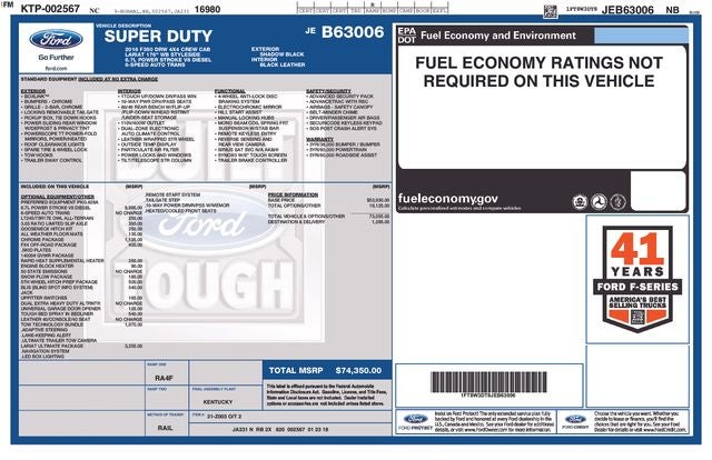 2018 Ford F-350SD Lariat DRW