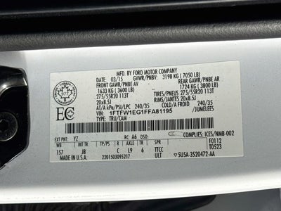 2015 Ford F-150 XLT FX4