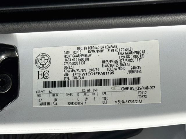 2015 Ford F-150 XLT FX4
