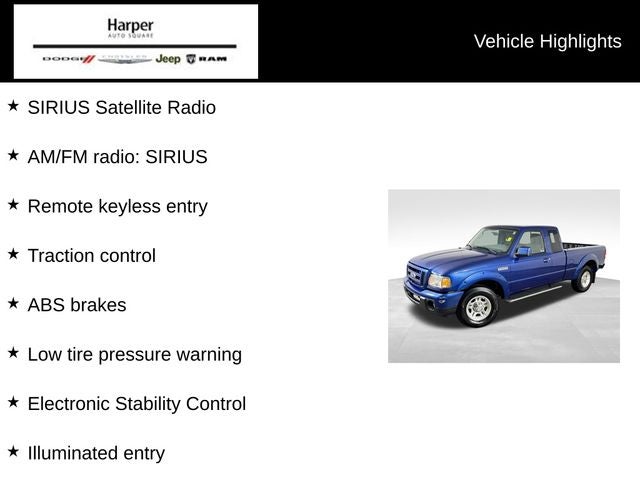 2010 Ford Ranger Sport 4 dr