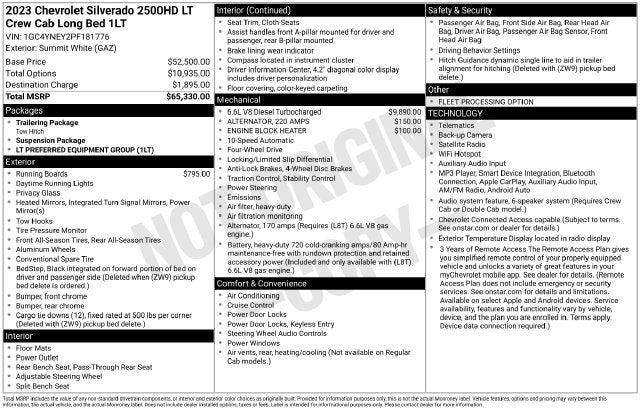 2023 Chevrolet Silverado 2500HD LT