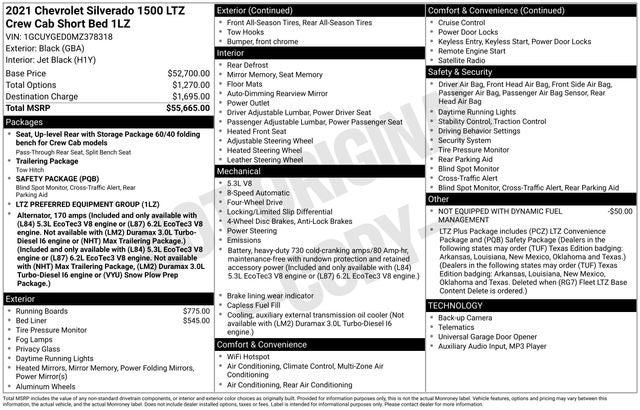 2021 Chevrolet Silverado 1500 LTZ