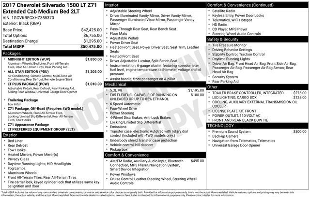 2017 Chevrolet Silverado 1500 LT LT2