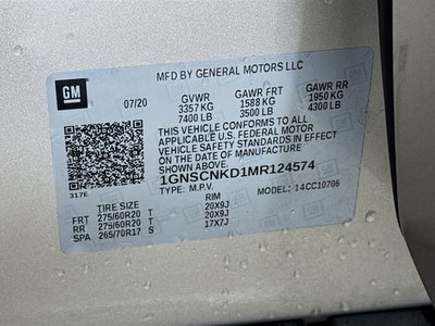 2021 Chevrolet Tahoe LT