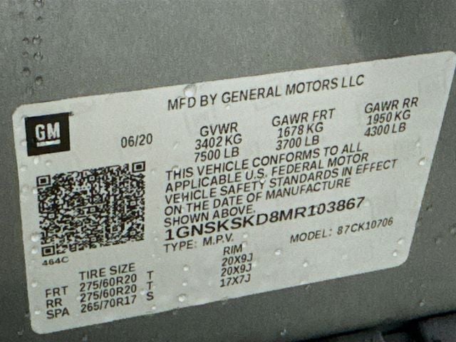 2021 Chevrolet Tahoe Premier