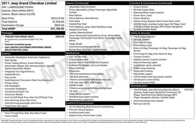 2011 Jeep Grand Cherokee Limited