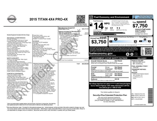 2015 Nissan Titan PRO-4X