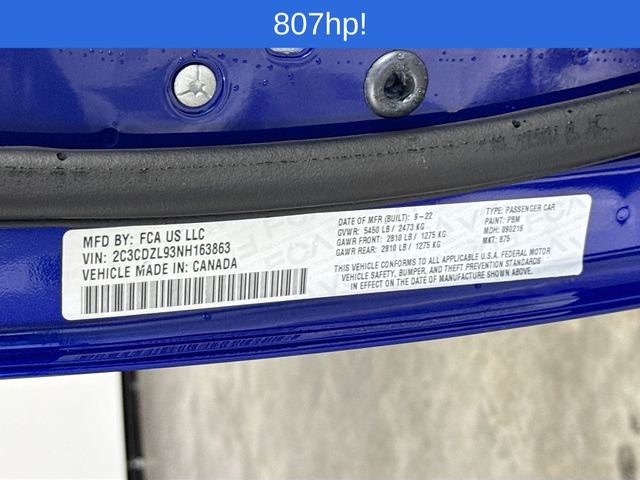 2022 Dodge Challenger SRT Hellcat Redeye Widebody Jailbreak