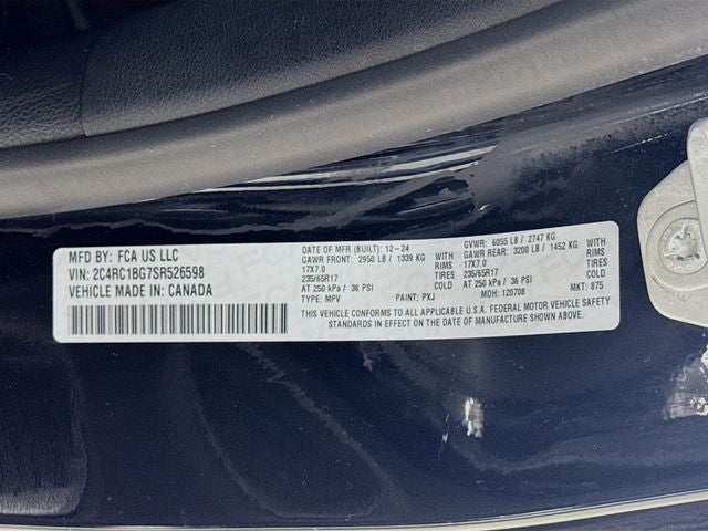 2025 Chrysler Pacifica Select