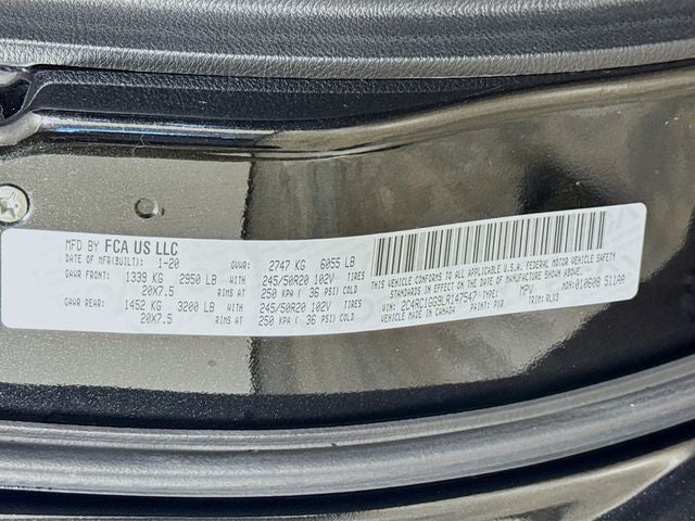 2020 Chrysler Pacifica Limited