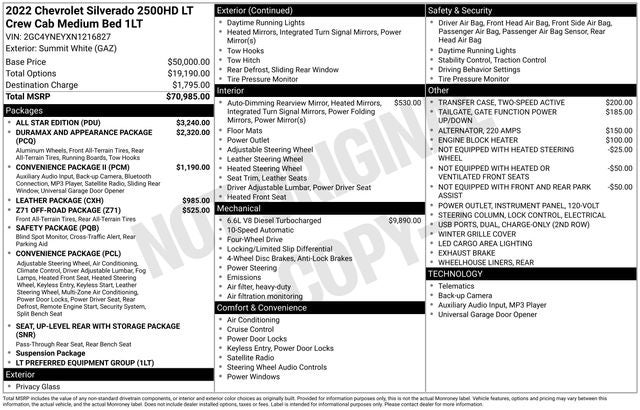 2022 Chevrolet Silverado 2500HD LT