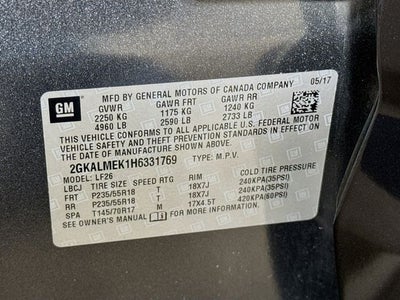 2017 GMC Terrain SLE-1