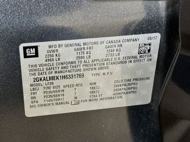 2017 GMC Terrain SLE-1
