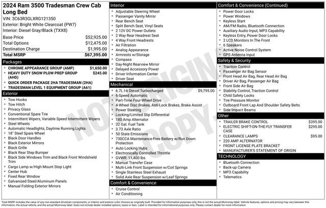 2024 RAM 3500 Tradesman
