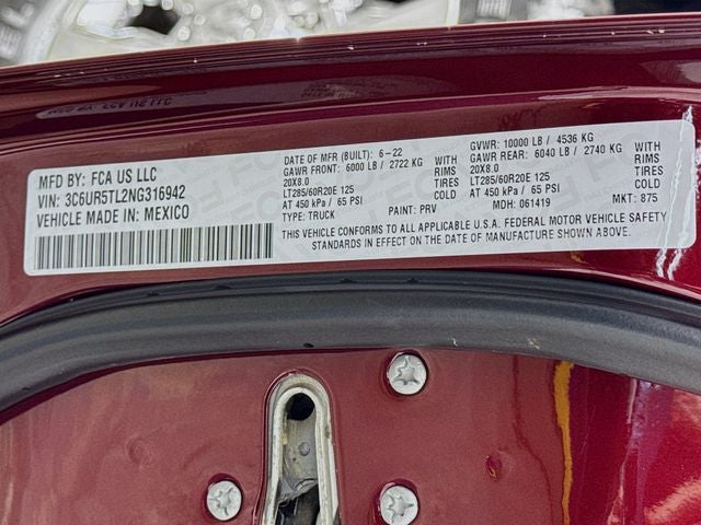 2022 RAM 2500 Limited Mega Cab