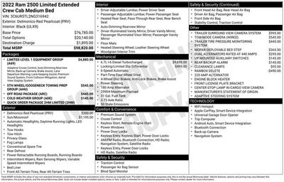2022 RAM 2500 Limited