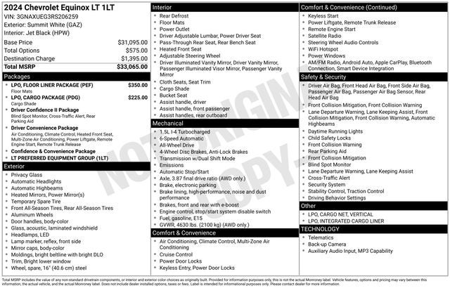 2024 Chevrolet Equinox LT