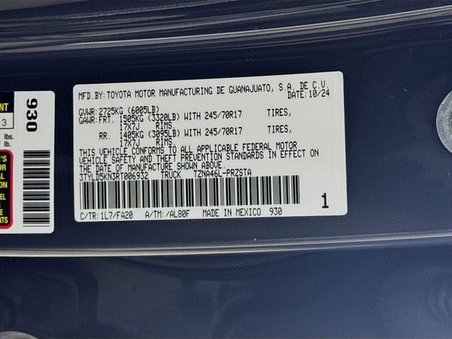 2024 Toyota Tacoma SR