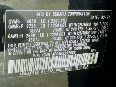 2024 Subaru Outback Touring