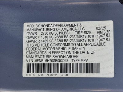 2025 Honda Odyssey Sport-L