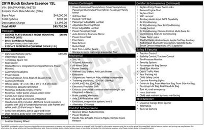 2019 Buick Enclave Essence