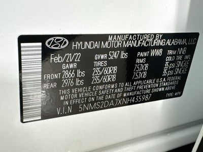 2022 Hyundai Santa Fe SEL