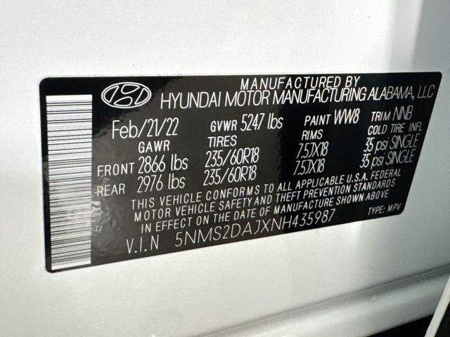 2022 Hyundai Santa Fe SEL