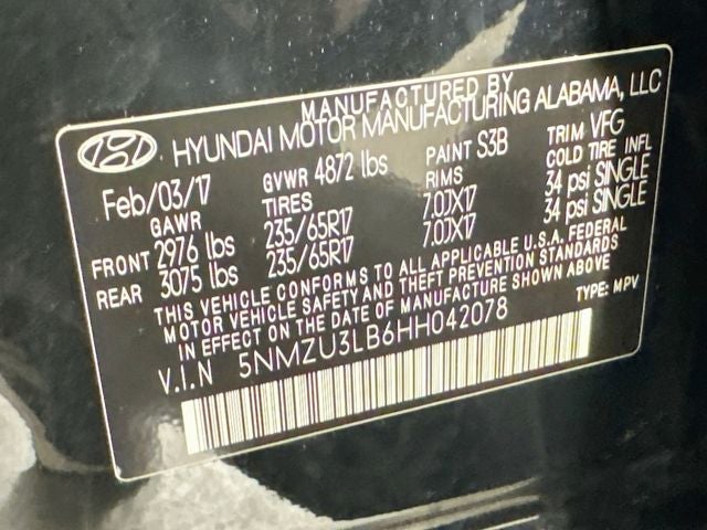2017 Hyundai Santa Fe Sport 2.4 Base