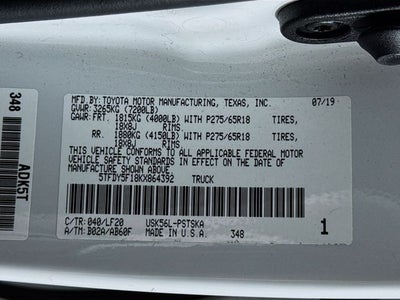 2019 Toyota Tundra TRD Pro