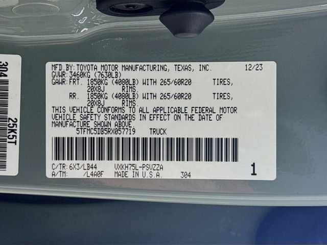 2024 Toyota Tundra Hybrid 1794 Edition