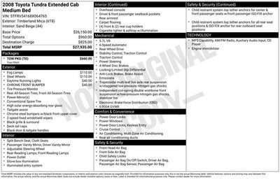2008 Toyota Tundra Base