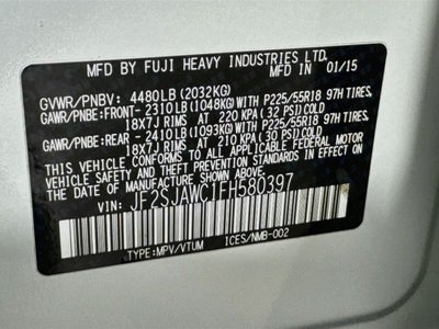 2015 Subaru Forester 2.5i Touring
