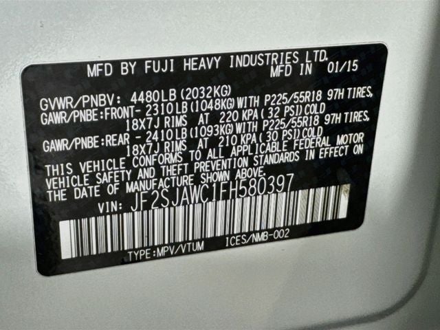 2015 Subaru Forester 2.5i Touring