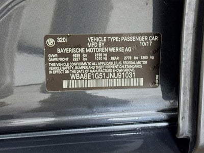 2018 BMW 3 Series 320i