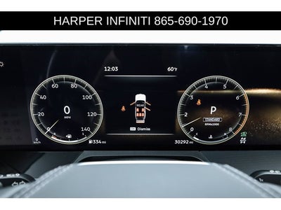 2025 INFINITI QX80 SENSORY