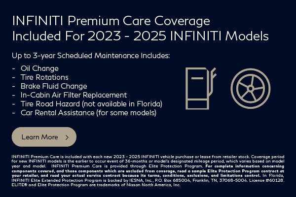 INFINITI Premium Care Coverage.